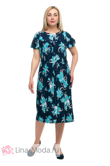 Платье "Олси" 1705040/4V ОЛСИ (Голубой)